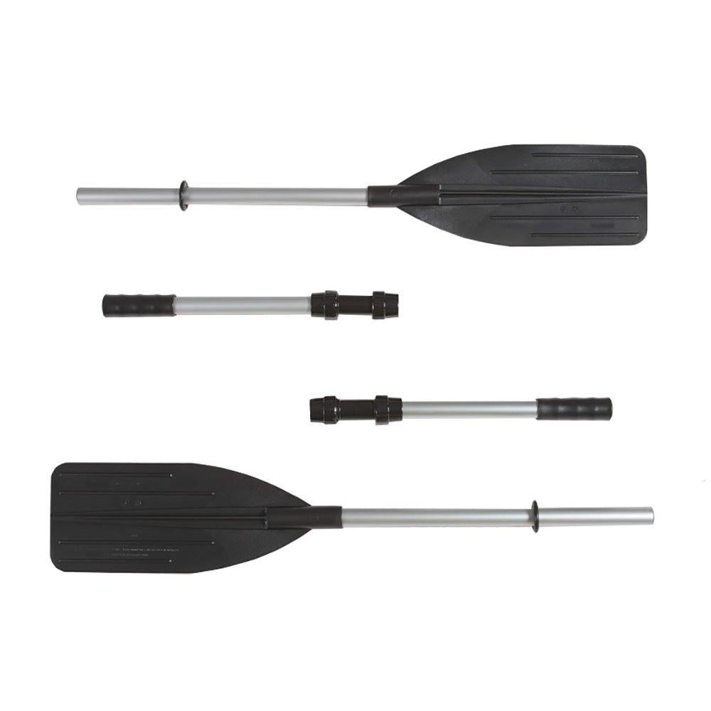 Excursion 5 Person Inflatable Boat Set w/ 2 Oars, Air Pump &amp; Bag (3 Pack)