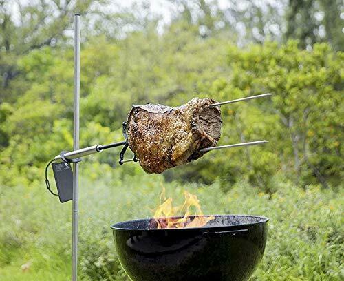 Grill Heavy Duty Rotisserie Grill for Home + Portable for Outdoors Electric