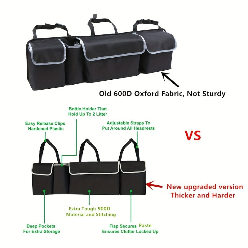 Adjustable Car Trunk StoraBag,Rear Seat StoraBag