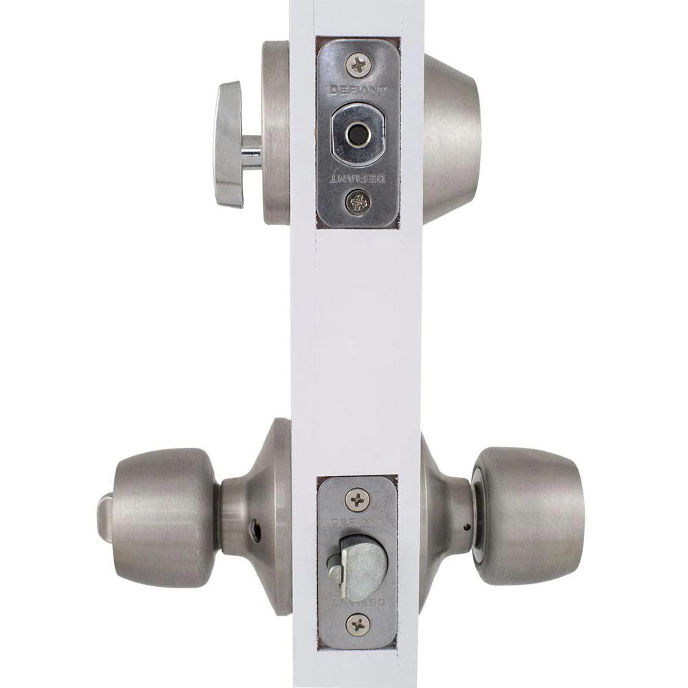 Brandywine  Steel Keyed Entry Knob and Single Cylinder Deadbolt Combo Pack