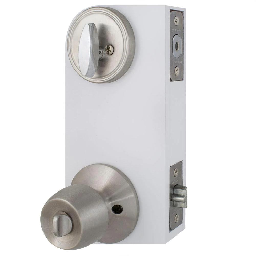 Brandywine  Steel Keyed Entry Knob and Single Cylinder Deadbolt Combo Pack