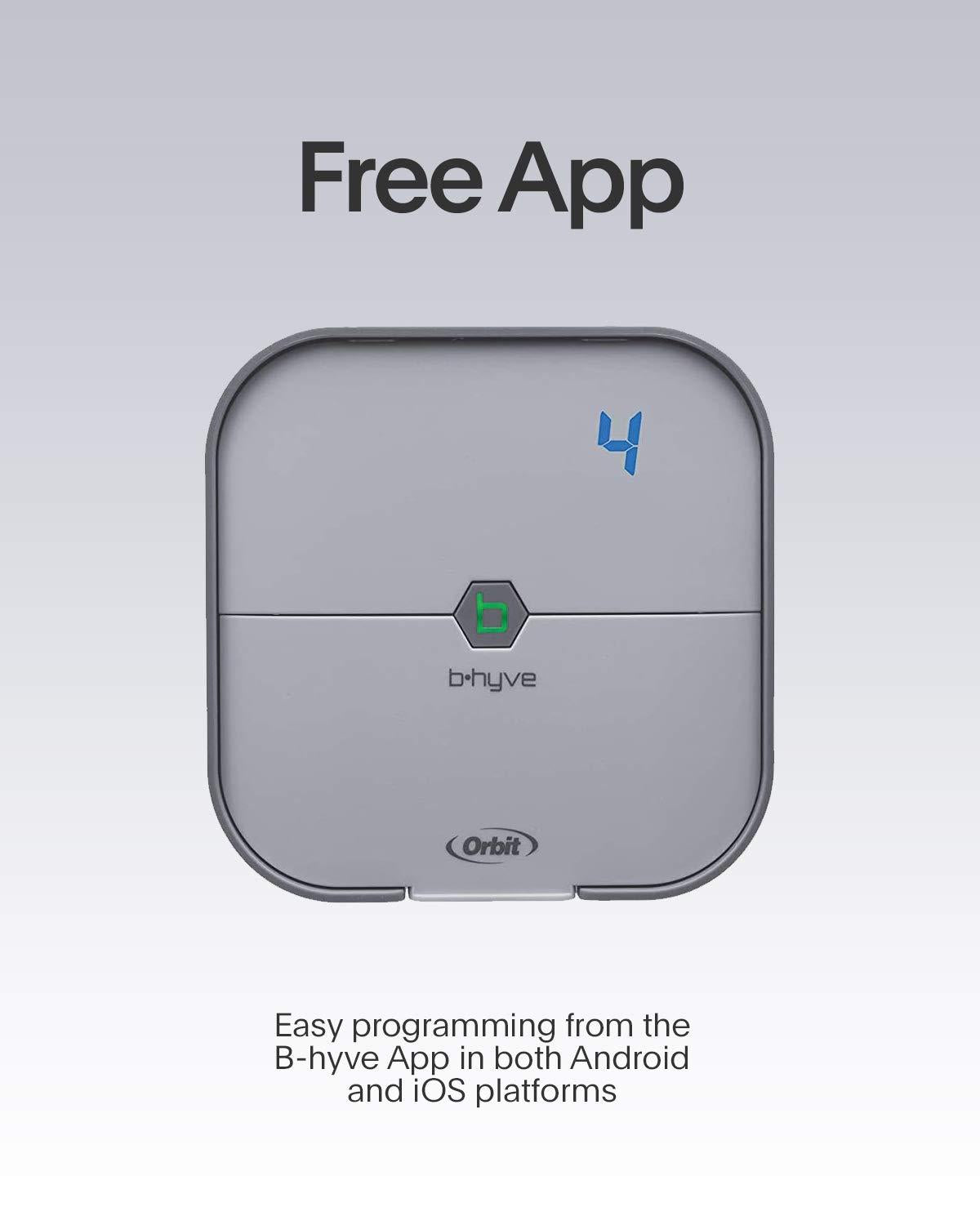 Orbit B-hyve 4-Zone Smart Indoor Sprinkler Controller