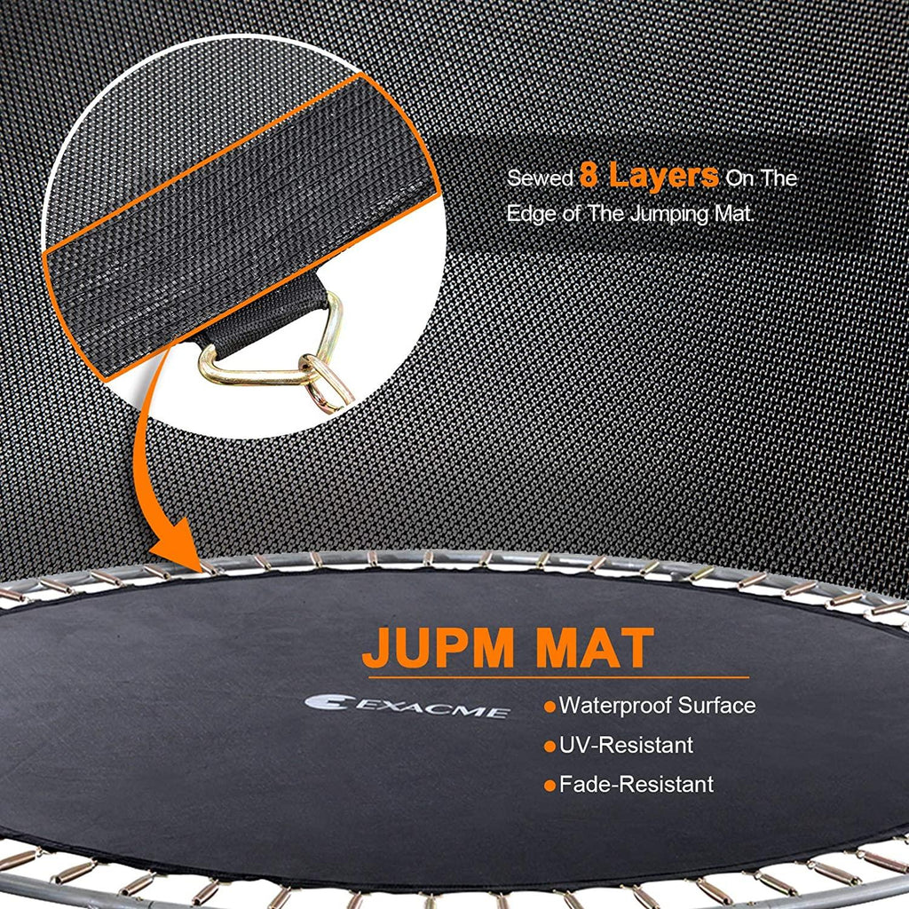 Exacme 10' Round Trampoline with Safety Enclosure