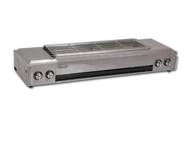 one 220v Commercial 32w gas-fired grill smokeless barbecue machine