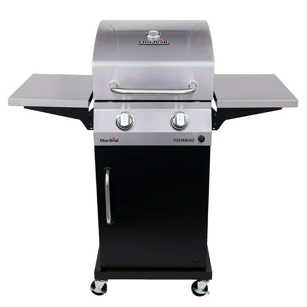 Gas Grill Performance Black Home Cook 2-Burner Liquid Propane Outdoor Cooking