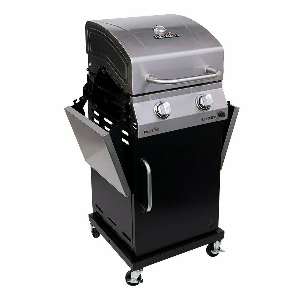 Gas Grill Performance Black Home Cook 2-Burner Liquid Propane Outdoor Cooking