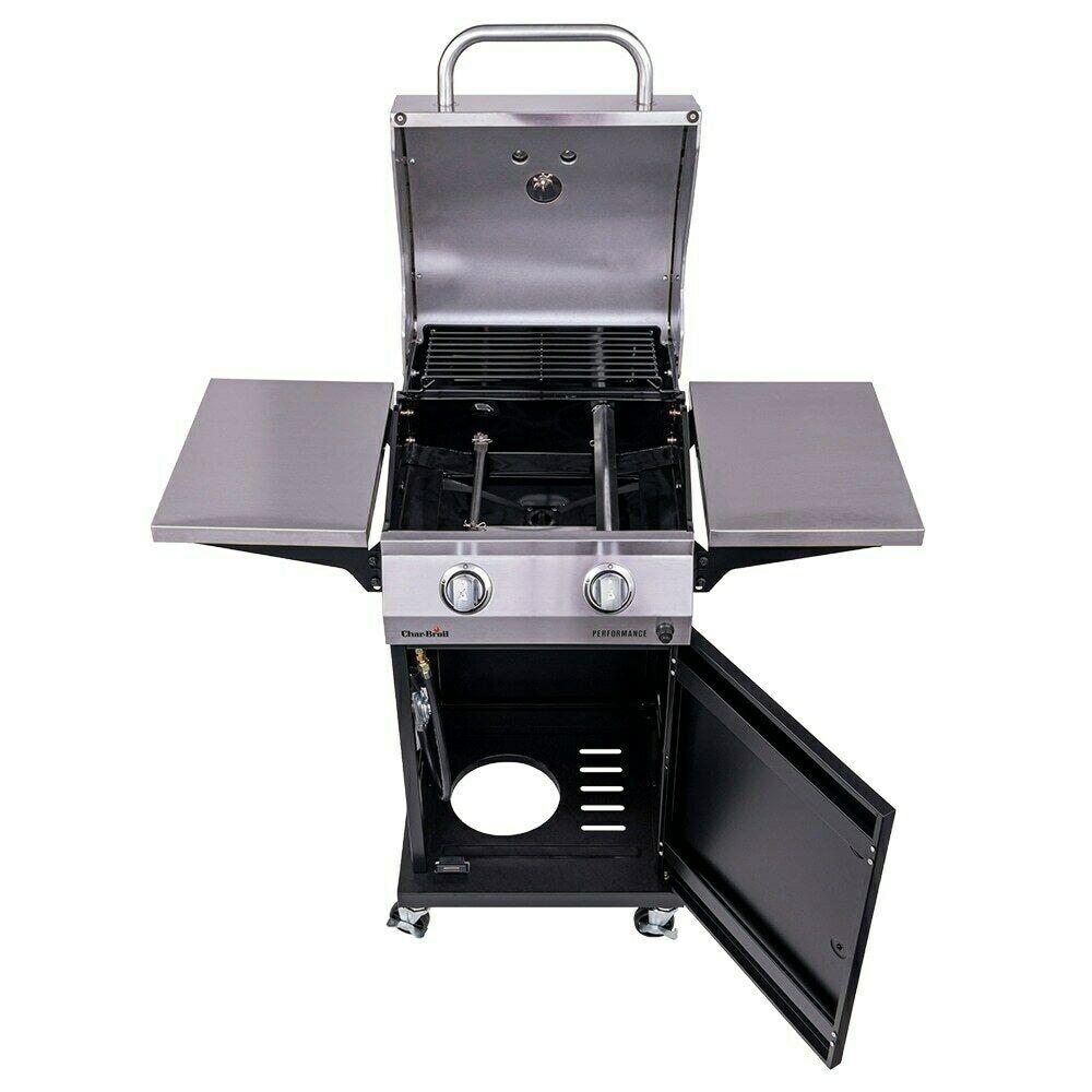 Gas Grill Performance Black Home Cook 2-Burner Liquid Propane Outdoor Cooking