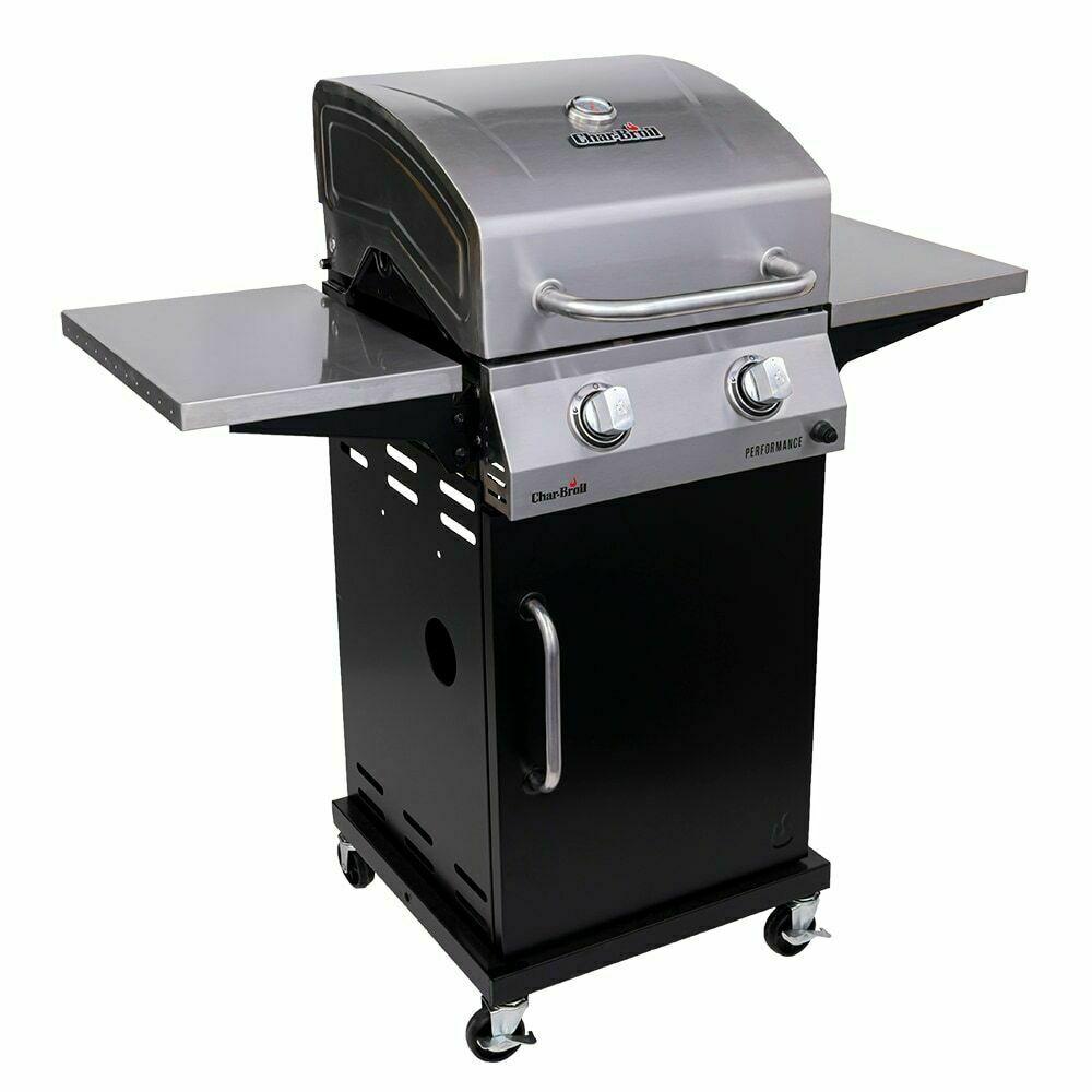 Gas Grill Performance Black Home Cook 2-Burner Liquid Propane Outdoor Cooking
