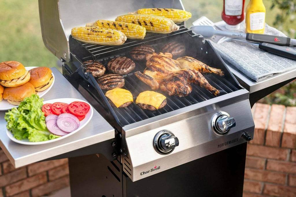 Gas Grill Performance Black Home Cook 2-Burner Liquid Propane Outdoor Cooking