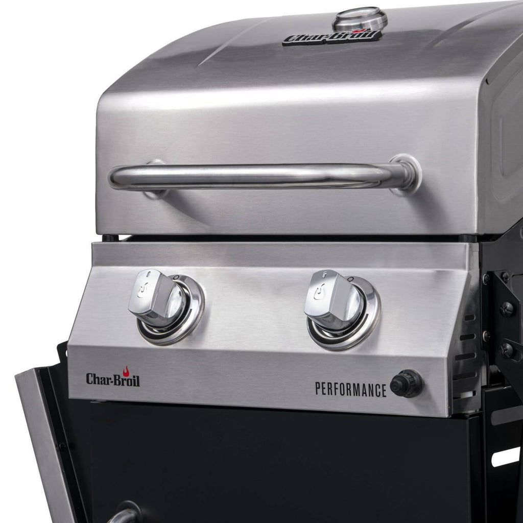 Gas Grill Performance Black Home Cook 2-Burner Liquid Propane Outdoor Cooking