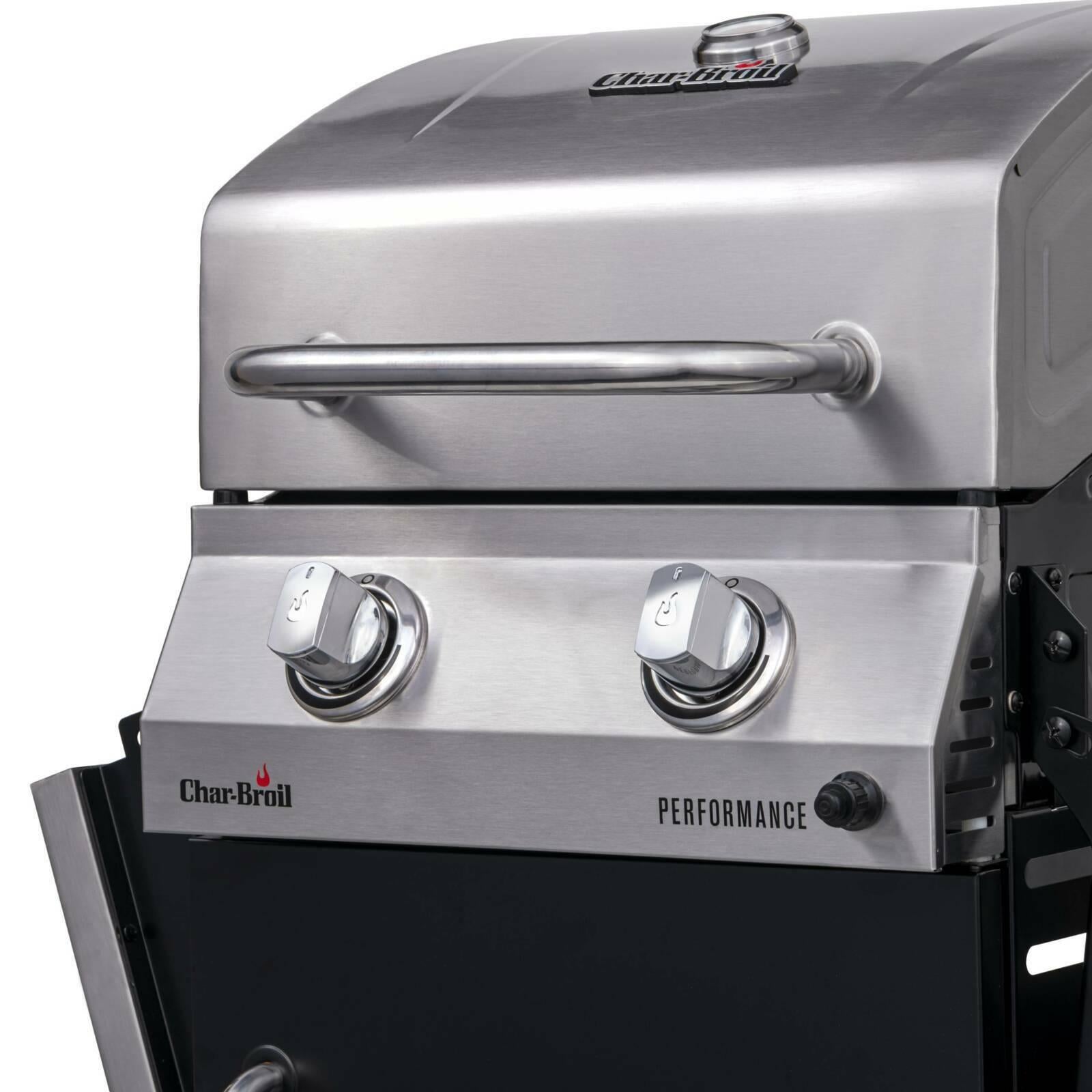 Gas Grill Performance Black Home Cook 2-Burner Liquid Propane Outdoor Cooking