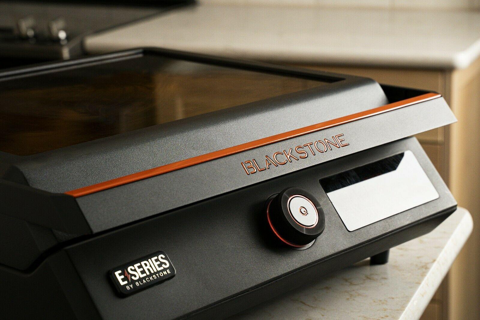 Electric Tabletop Griddle Portable 17in W Hood LarLCD Digital Indoor Outdoor