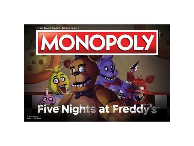 USAOPOLY Monopoly Five Nights at Freddy's Board Game | Based on Five Nights at Freddy's Video Game | Officially Licensed Five Nights at Freddy's Merchandise | Themed  Monopoly Game