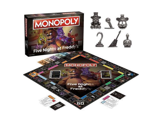 USAOPOLY Monopoly Five Nights at Freddy's Board Game | Based on Five Nights at Freddy's Video Game | Officially Licensed Five Nights at Freddy's Merchandise | Themed  Monopoly Game