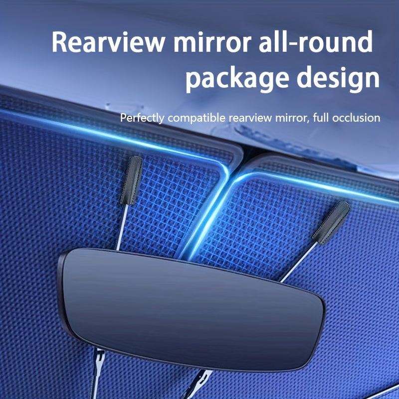 2023 Car Sun Umbrella: Innovative Telescopic Sun Visor for Heat Insulation &amp; Shade Protection!