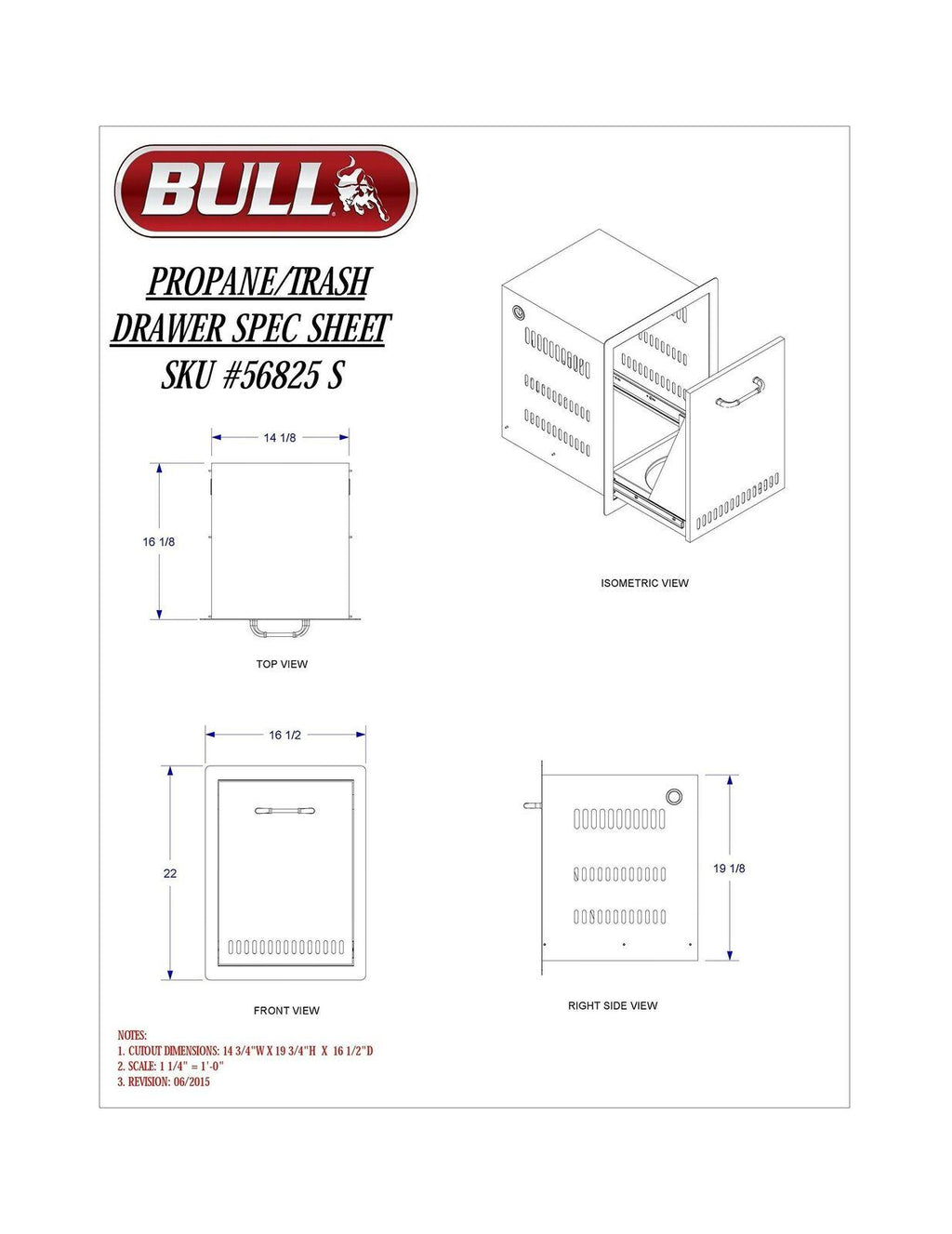 Outdoor Products  Steel Propane Drawer