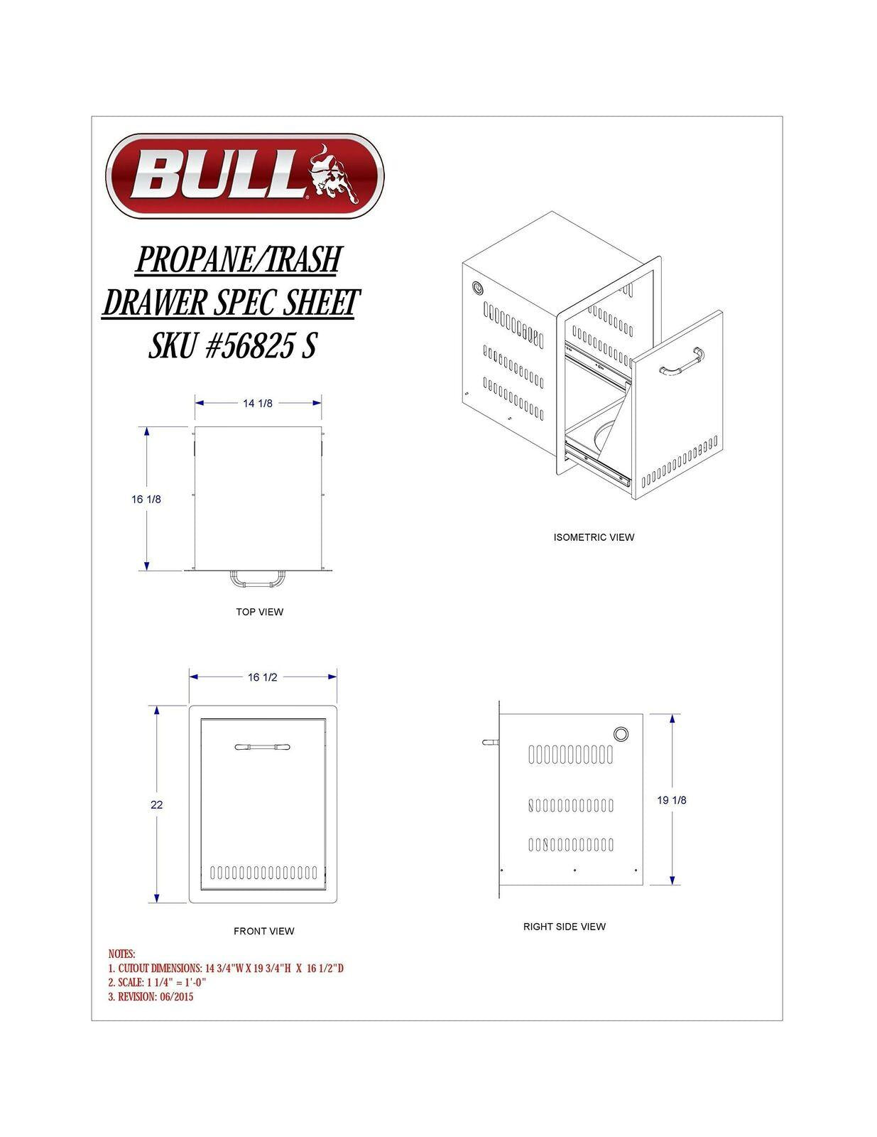 Outdoor Products  Steel Propane Drawer