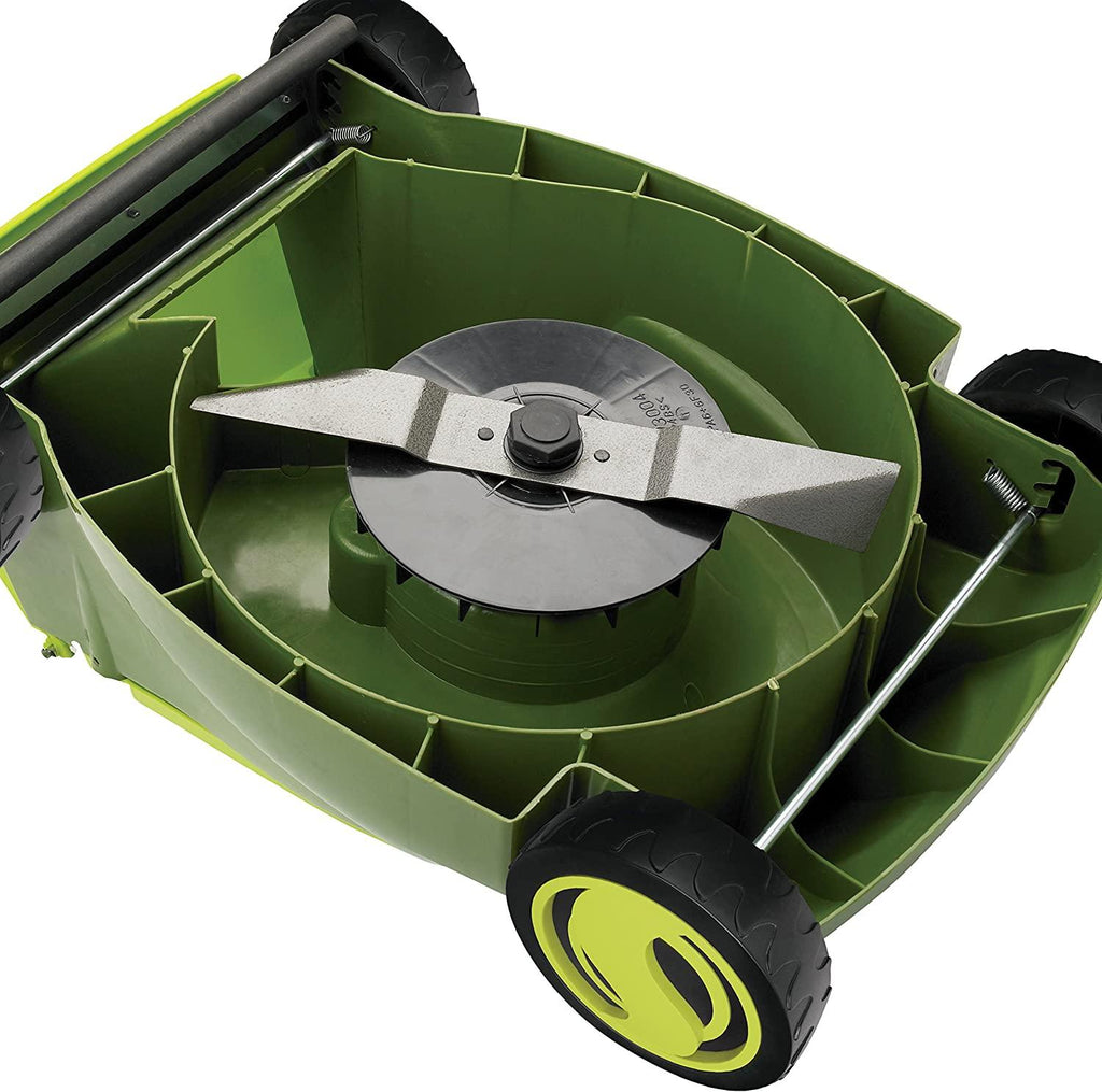 Sun Joe MJ401E-PRO Electric Lawn Mower w/Collapsible Handle, 3-Position Height Control, 10.6-Gallon Bag and Side Discharge Chute, 14"/13 Amp, Green
