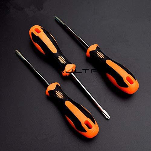 Screwdriver 120Pcs Durable Hand Tool Slotted Occus Screwdriver Steel Multi-Function Screw Driver Tools - (Color: 6mm 6inch Slotted)