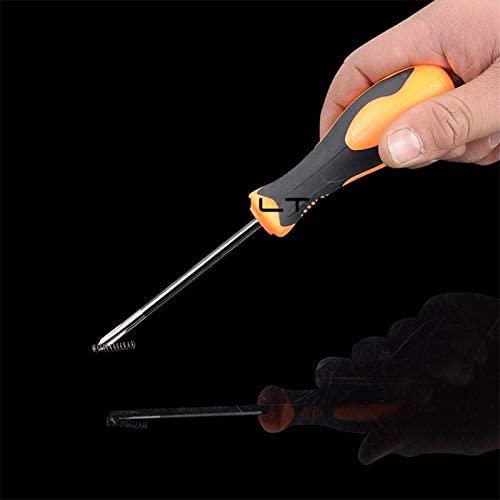 Screwdriver 120Pcs Durable Hand Tool Slotted Occus Screwdriver Steel Multi-Function Screw Driver Tools - (Color: 6mm 6inch Slotted)