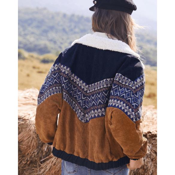 tribal print vintage jacket