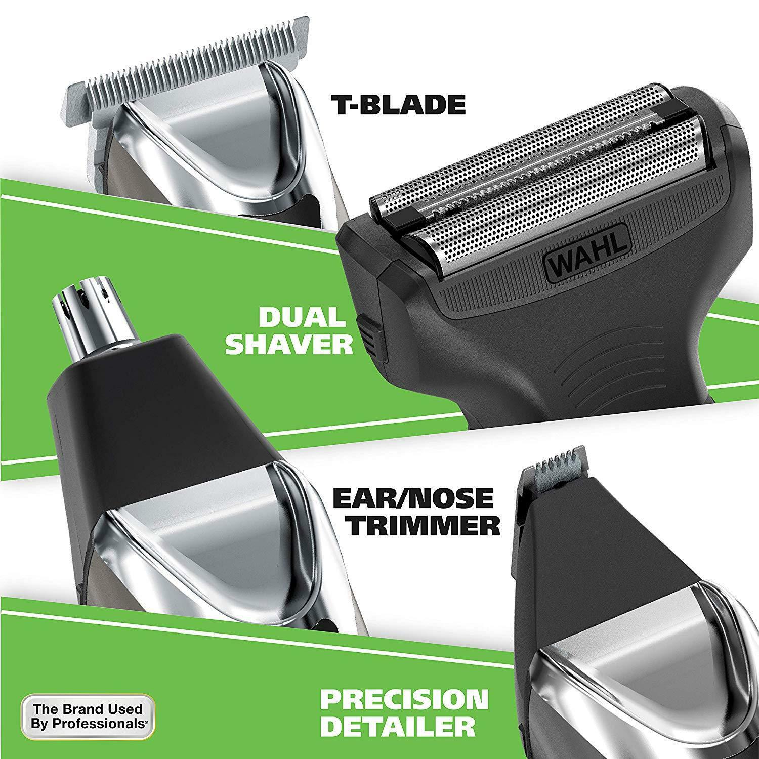 Wahl Clipper Slate  Steel Lithium Ion Plus Beard Trimmers for Men,