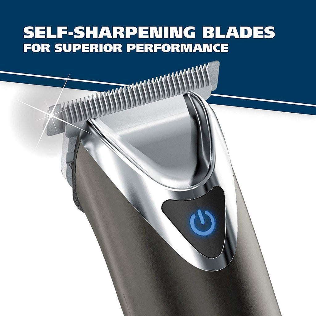 Wahl Clipper Slate  Steel Lithium Ion Plus Beard Trimmers for Men,