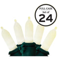 50-Light Warm Glow Traditional Mini Warm White Light Set (Set of 24)