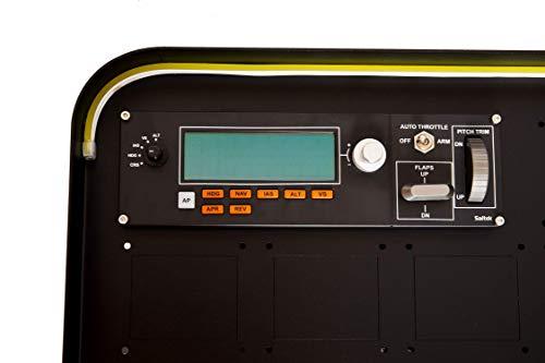 Flight Hero-Simulator Cockpit Panel Kit Compatible with Logitech Saitek and Honeycomb Yoke Logitech Saitek Switch Panel and Instrument Panel Throttle (not Include Game-Device)