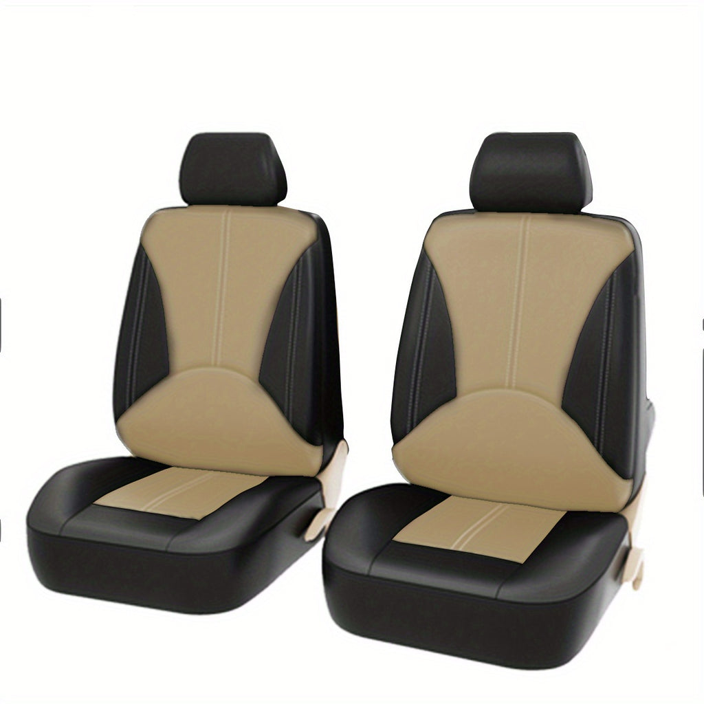 Car PU Leather Seat Cover High Quality Full Set universal cars Leather Seat Cover 5 Seat Protection Cover Suitable For Most Cars