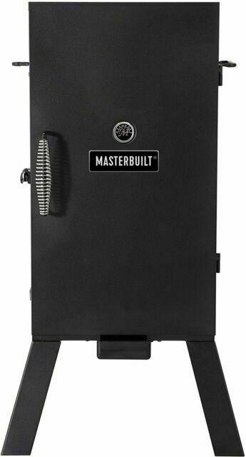 Analog Electric Smoker 30-inch in Black w/ -in Temp GauEasy Plug and Use