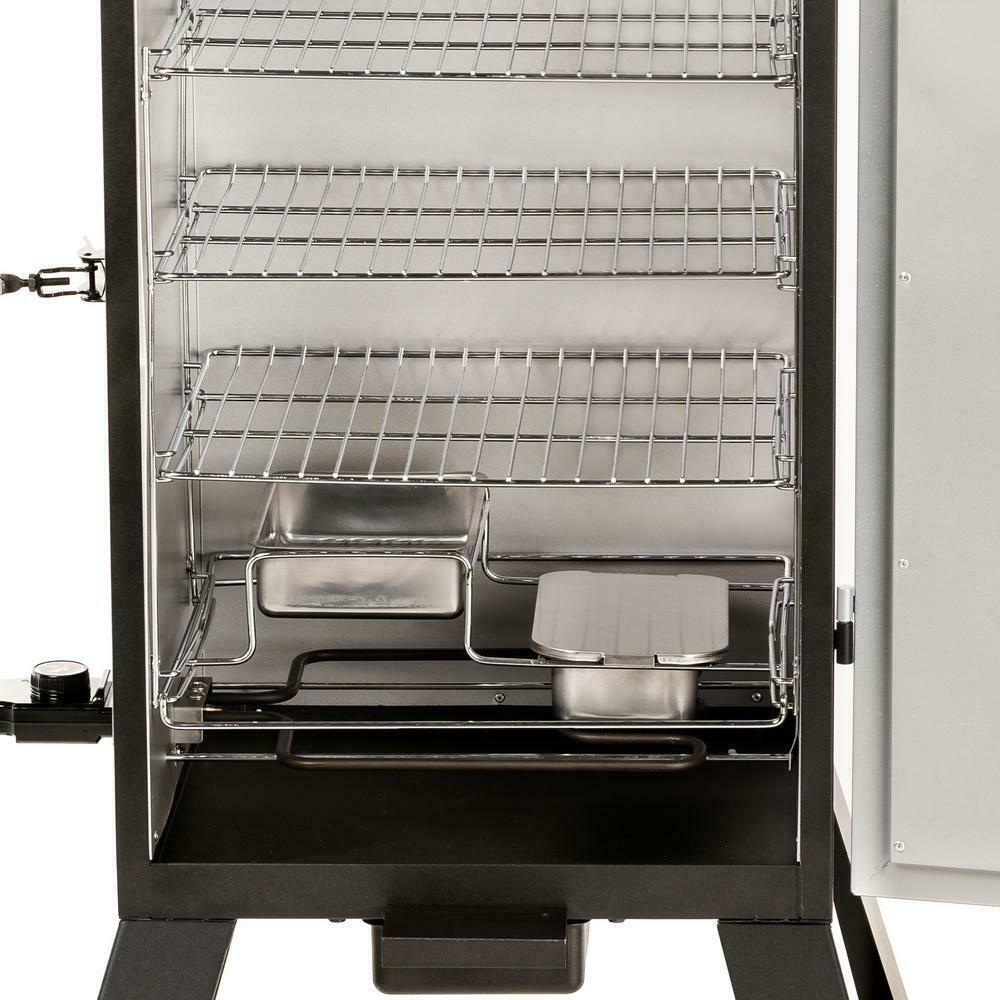 Analog Electric Smoker 30-inch in Black w/ -in Temp GauEasy Plug and Use