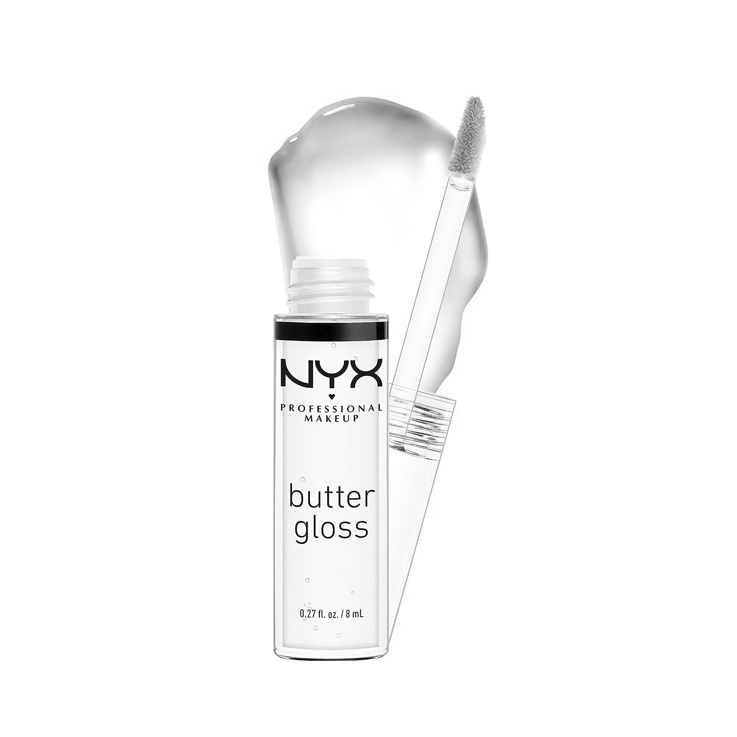 NYX PROFESSIONAL MAKEUP Epic Ink Liner, Waterproof Liquid Eyeliner - Black, Vegan Formula &amp; Butter Gloss, Non-Sticky Lip Gloss - Sugar Glass (Clear)
