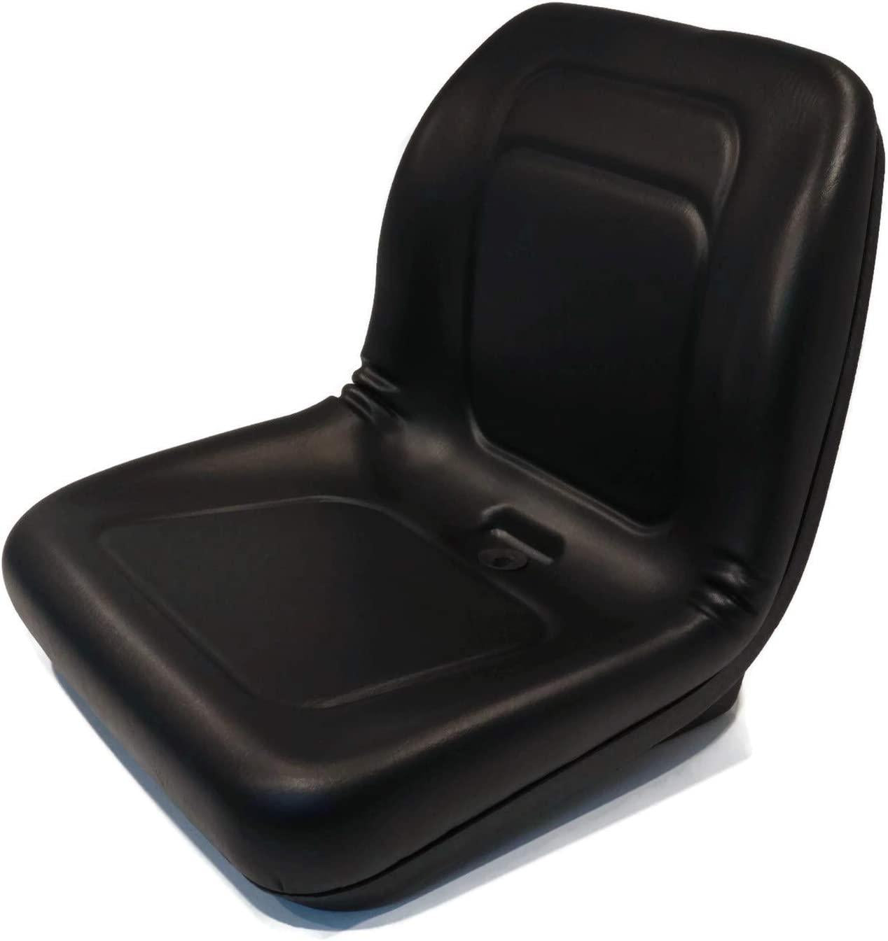 Lawn Mower, Garden Tractor UTV / ATV Seat Black High Back Vinyl Universal Mount B1LGT100BL