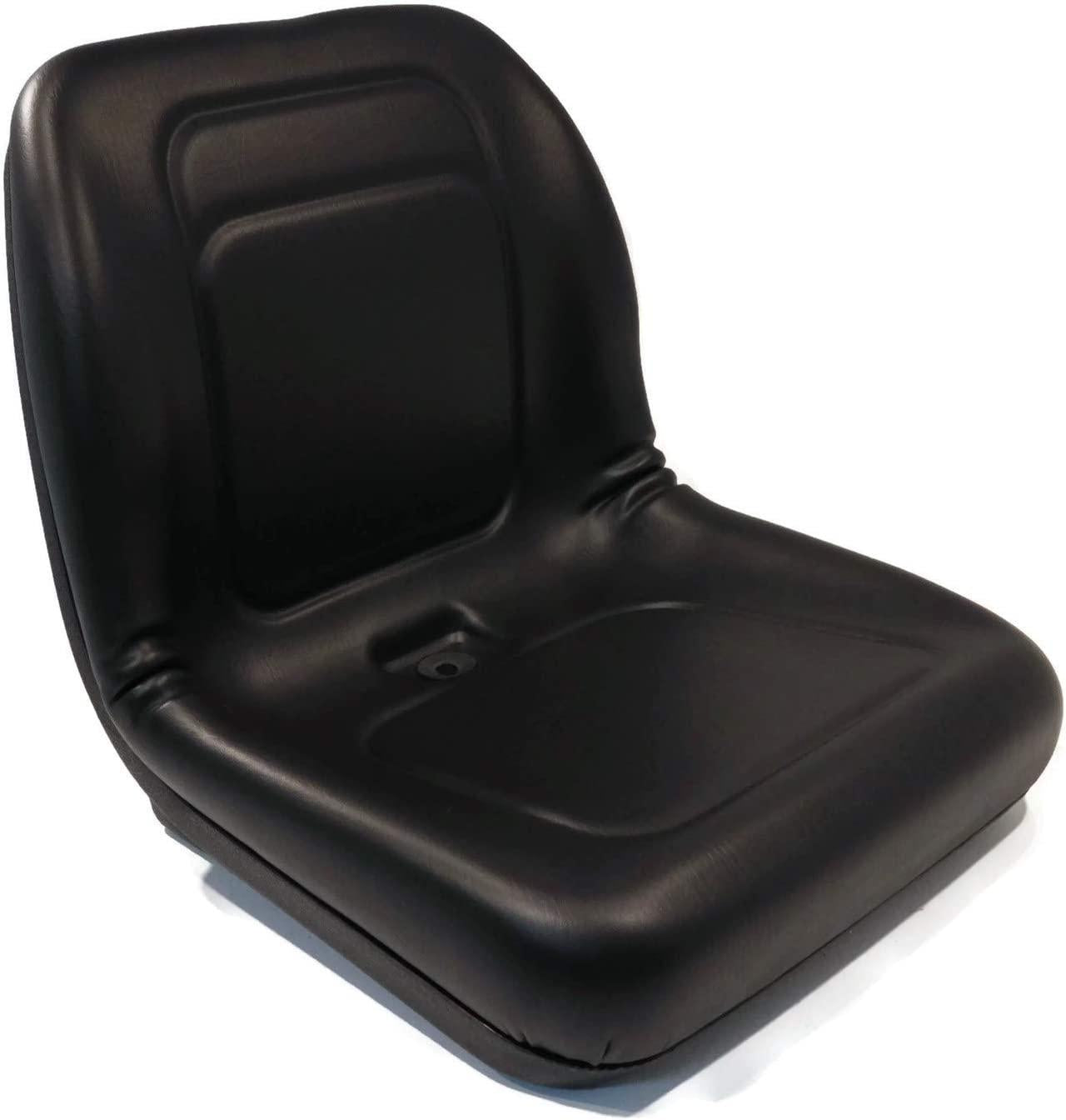 Lawn Mower, Garden Tractor UTV / ATV Seat Black High Back Vinyl Universal Mount B1LGT100BL