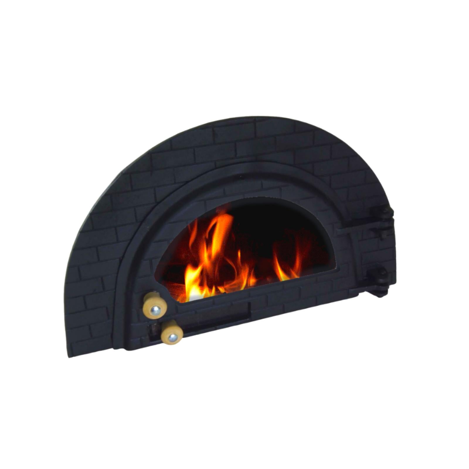 Cast Iron Glass Pizza Oven Door Small -  DIY fired Pizza Ovens