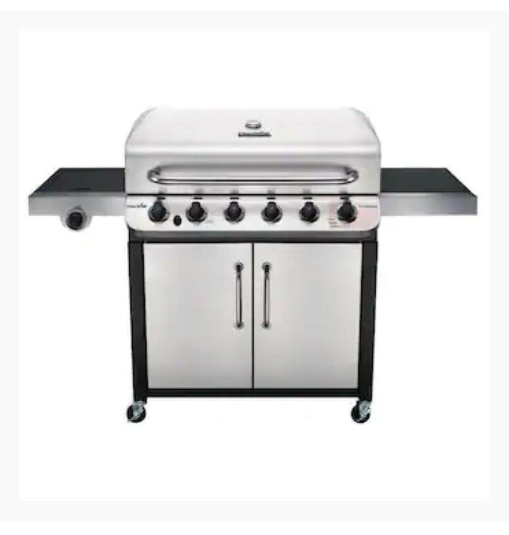 Performance 6-Burner Liquid Propane Gas Grill with Side Burner PICKUP