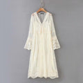 white lace dress