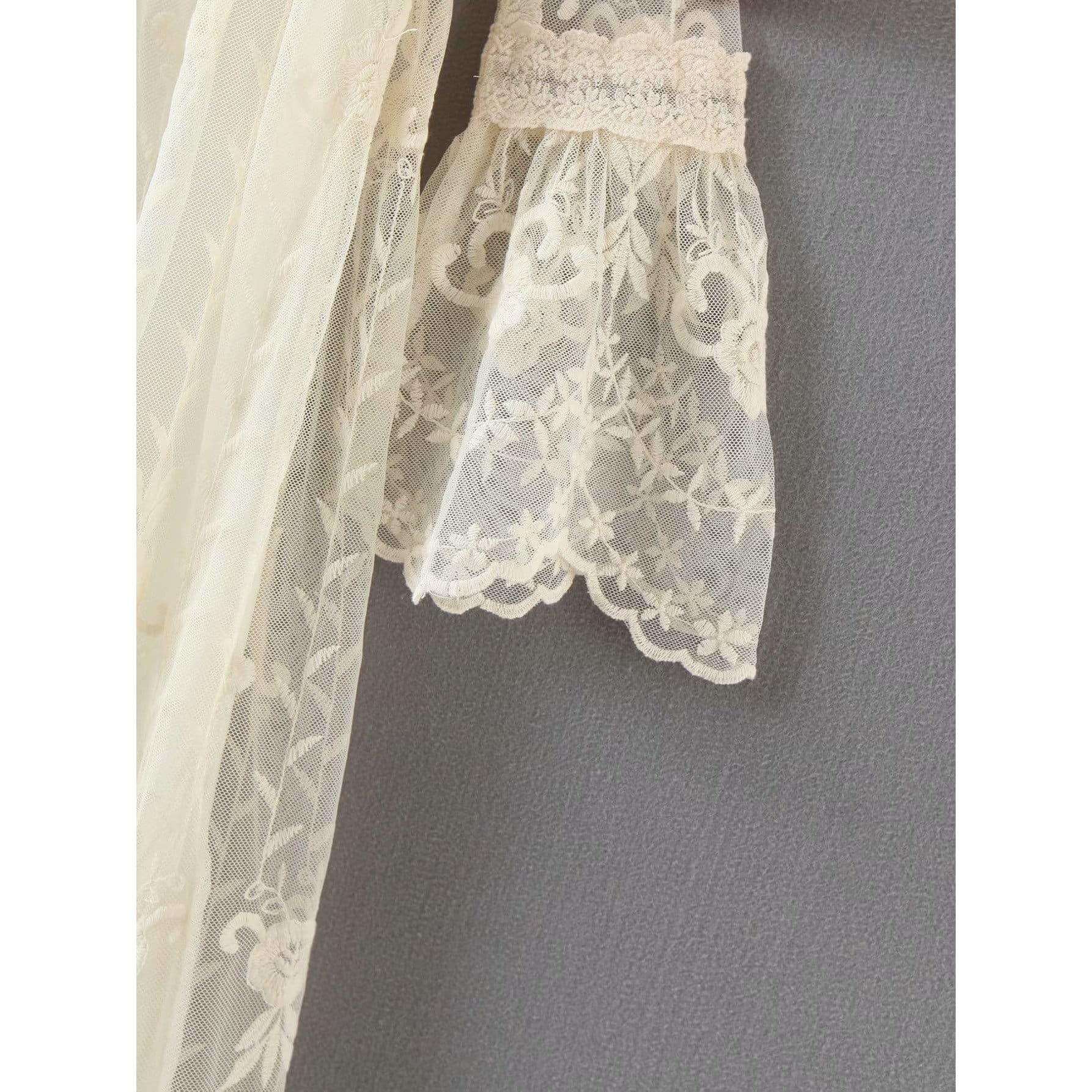white lace dress
