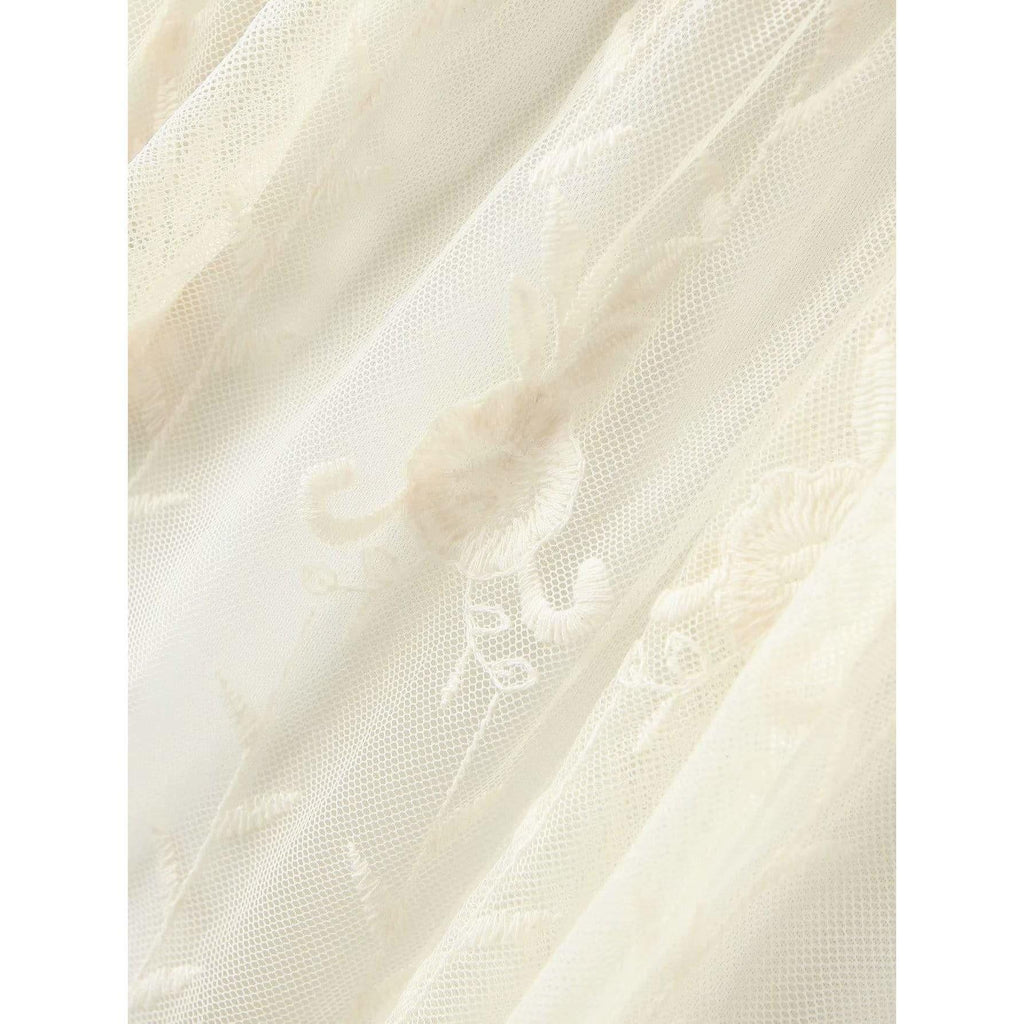white lace dress