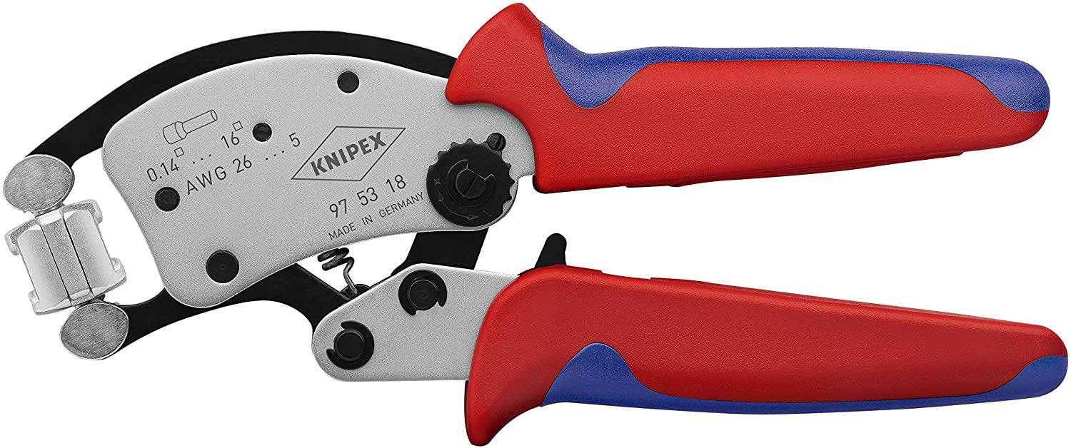 KNIPEX Tools - Twistor16 Self-Adjusting Crimping Pliers (975318)
