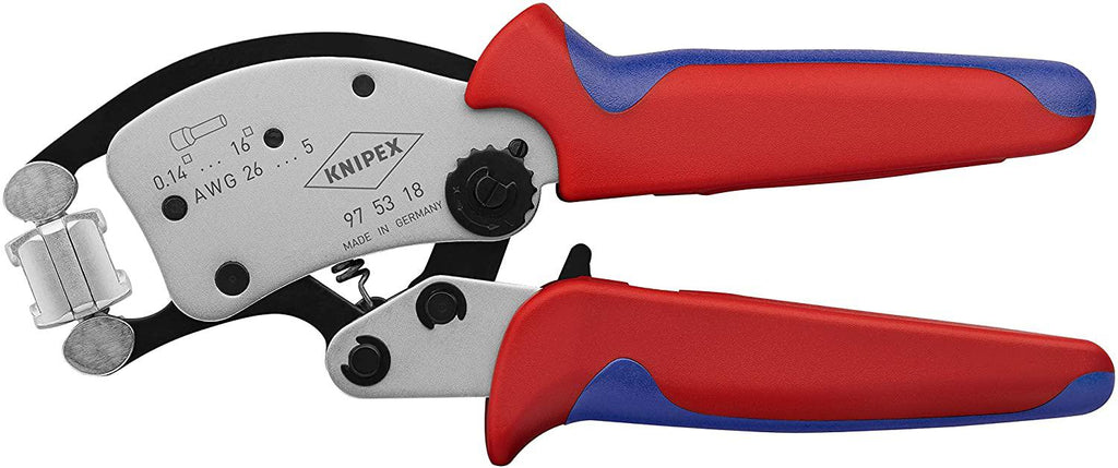 KNIPEX Tools - Twistor16 Self-Adjusting Crimping Pliers (975318)