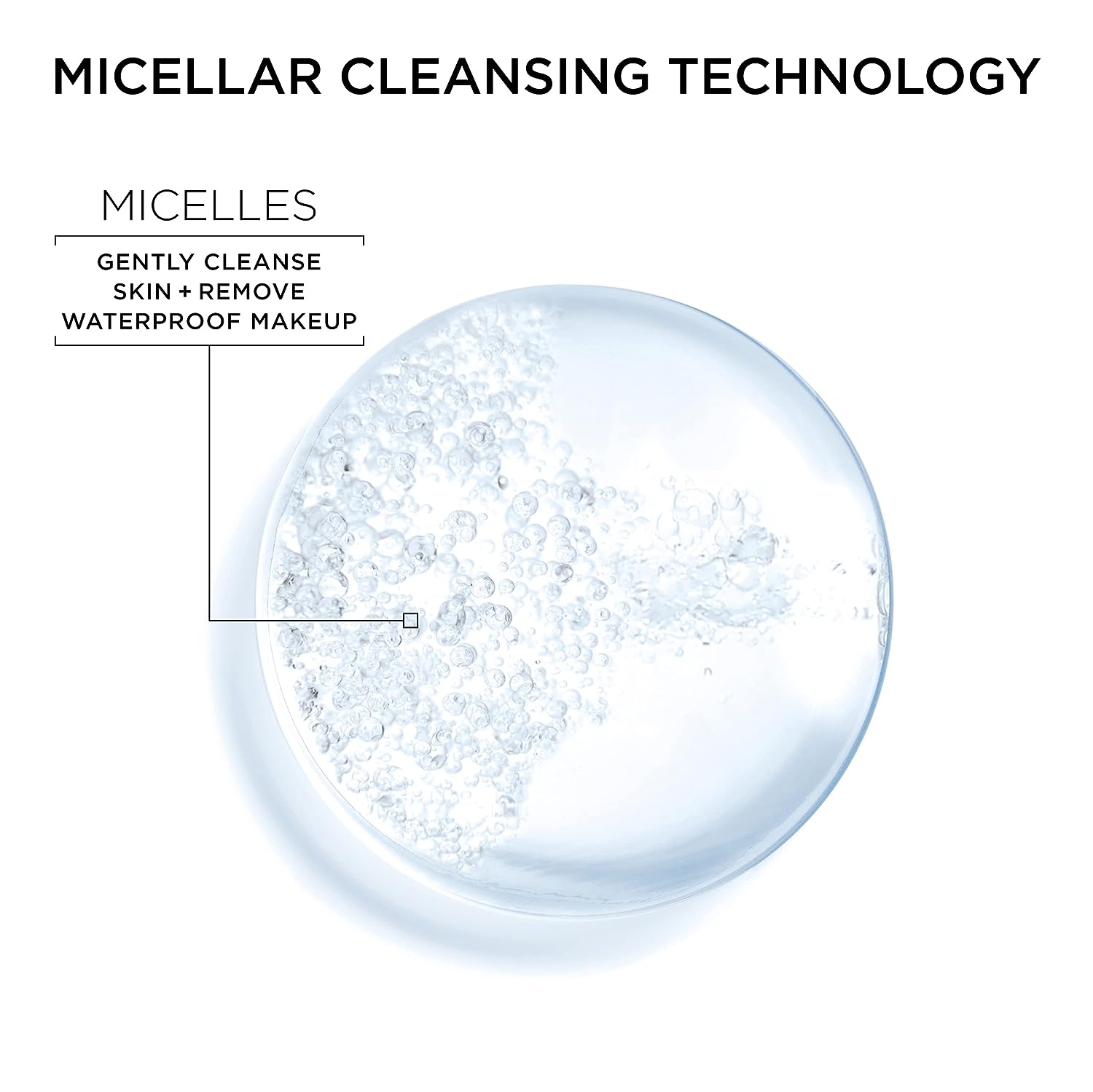 Garnier SkinActive Micellar Water For Waterproof Makeup, Facial Cleanser &amp; Makeup Remover, 13.5 Fl Oz (400mL), 1 Count (Packaging May Vary)