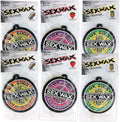 Sex Wax Coconut, Strawberry and Pineapple Air Freshener 6 Pack