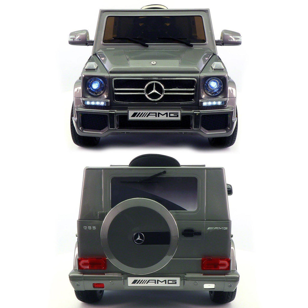 2023 G Wagon Ride On Kids Car Truck w/ Remote Control | Lar12V Power Battery Licensed Kid Car to Drive - 3 Speeds, Leather Seat, MP3 Music Player, LED Lights