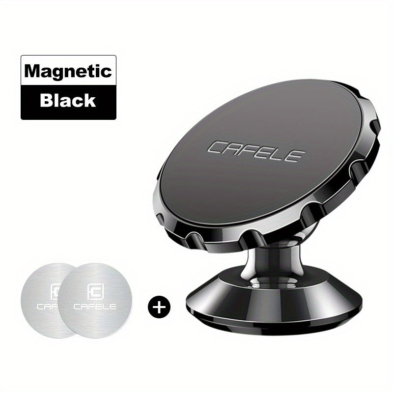 Cafele Universal Magnetic Car Phone Holder For All Phone Models Car Alloy Phone Holder Car Dashboard Phone Magnet Holder