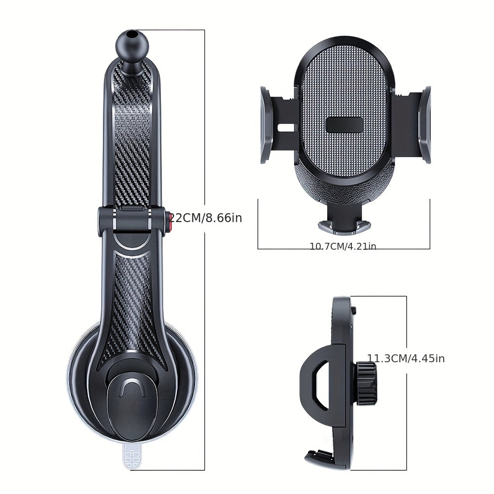 Universal Car Phone Holder Stand, Gravity Dashboard  Mount For  13/12/11 &amp; 4.5-6.7 Smartphones!