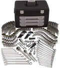 Klutch Mechanic's Tool Set - 245-Pc. 1/4in. 3/8in. and 1/2in. Drive