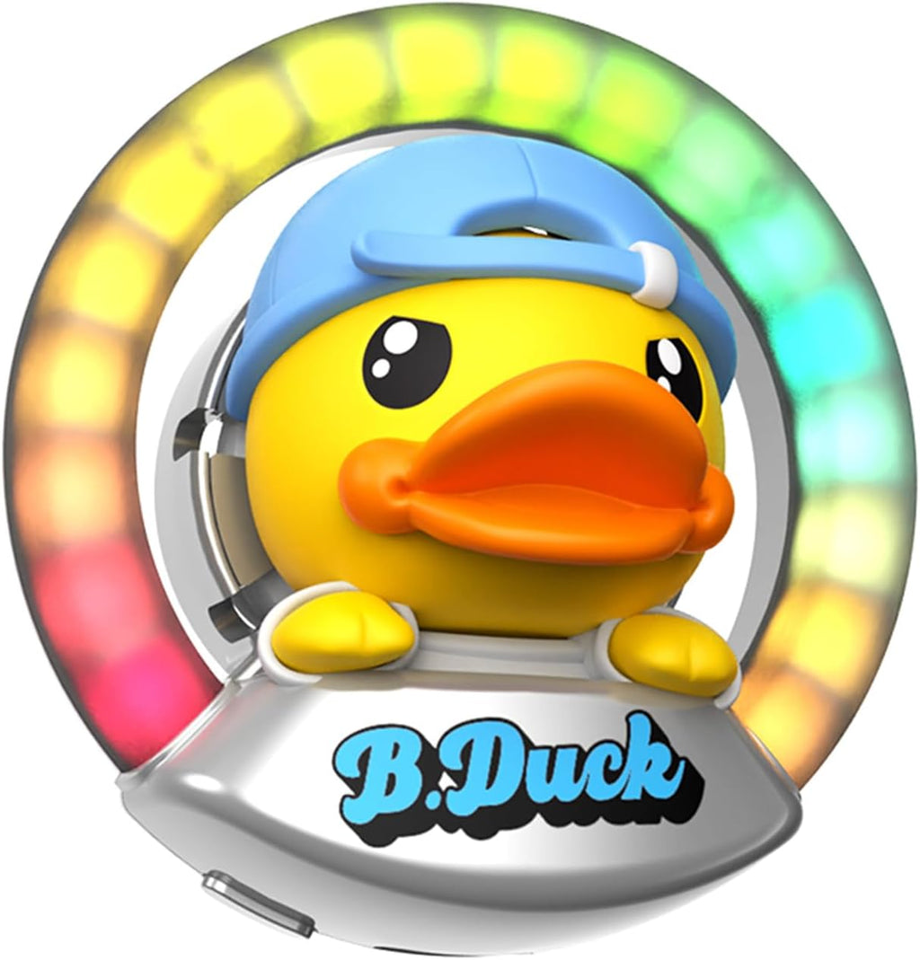 Cacacece Car Air Fresheners Cute Duck Car Voice-Activated Rhythm LED Light Automotive Air Outlet Creative Perfume Aromatherapy Decoration Accessories Air Fresheners for Cars