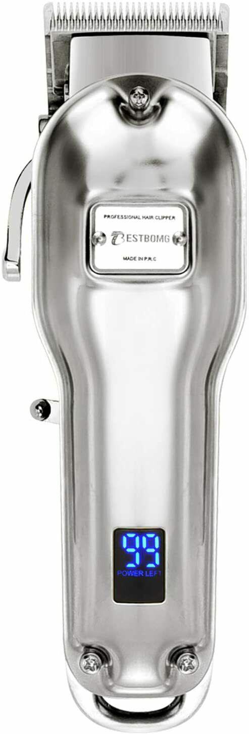 Trimmer Professional Mens BESTBOMG  Of Titanium And Ceramic 4 Combs